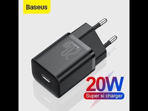 Baseus Super Si 20W PD Mini Quick Charger, CCSUP-B01