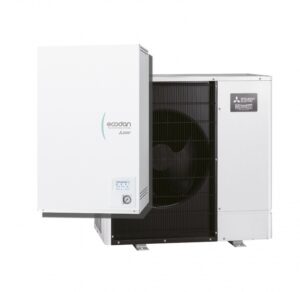 MITSUBISHI OGREVALNA TOPLOTNA ČRPALKA ZUBADAN PUZ-SHWM140YAA + CYLINDER ERSF-VM2E BREZ BOJLERJA 14,0 KW