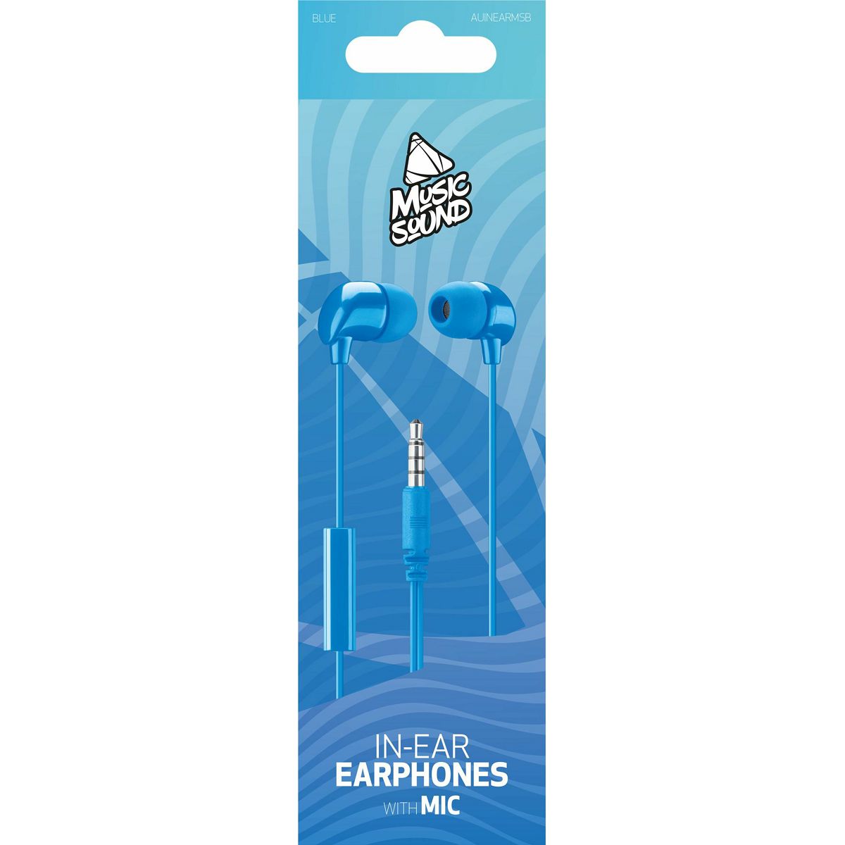 MUSICSOUND COLOR IN-EAR slušalke z mikrofonom univerzalne, modre - slika 2