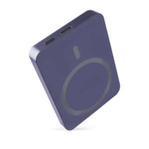 EMOS powerbank WI 522, 5 000 mAh, 20 W+Wireless, modra