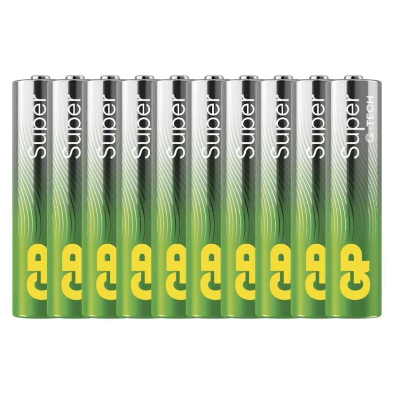 Baterija GP SUPER alkalna LR03 AAA 10 kos - slika 2