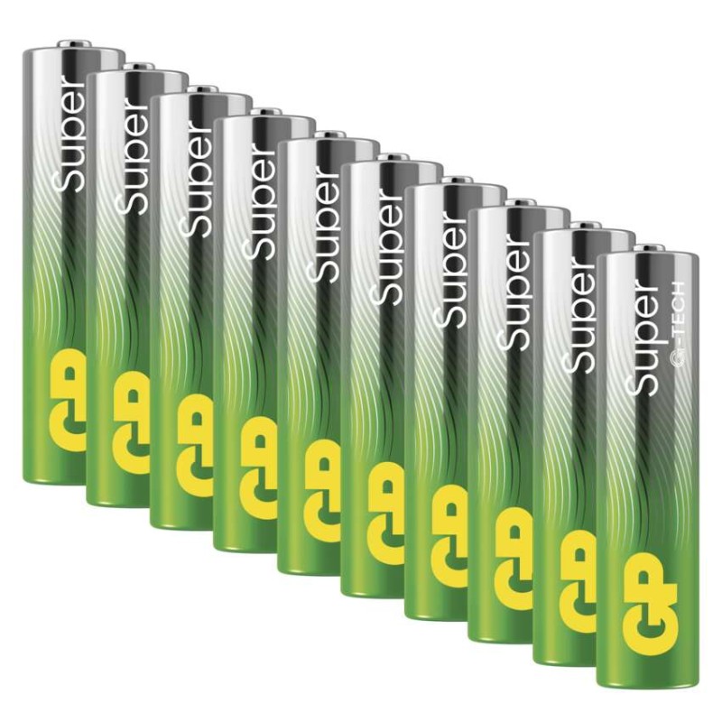 Baterija GP SUPER alkalna LR03 AAA 10 kos - slika 3