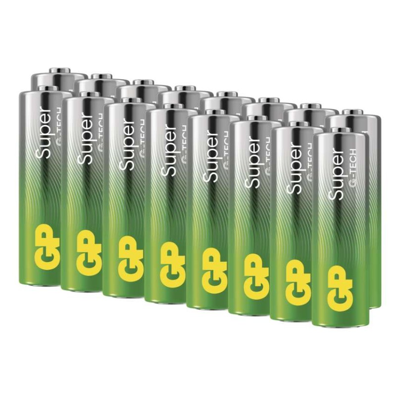 Baterija GP SUPER alkalna LR6 AA 16 kos - slika 3