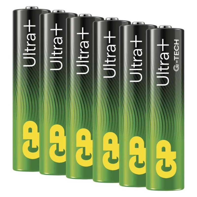 Baterija GP ULTRA PLUS alkalna LR03 AAA 6 kos - slika 3