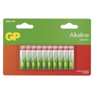 Baterija GP ALKALINE alkalna LR03 AAA 20 blister