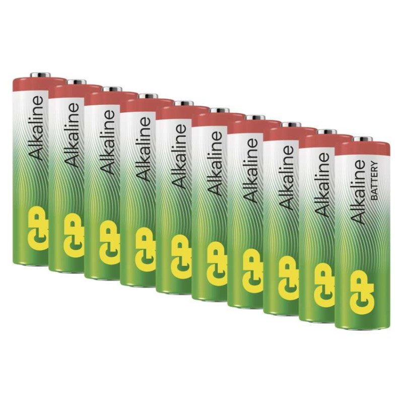 Baterija GP ALKALINE alkalna LR6 AA 10 folija - slika 3
