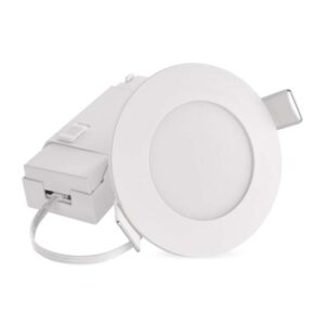 LED reflektor LORI bele barve, okrogel, 4,5W CCT