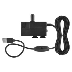 Rezervna vodna črpalka za pametne vodne fontane, črna