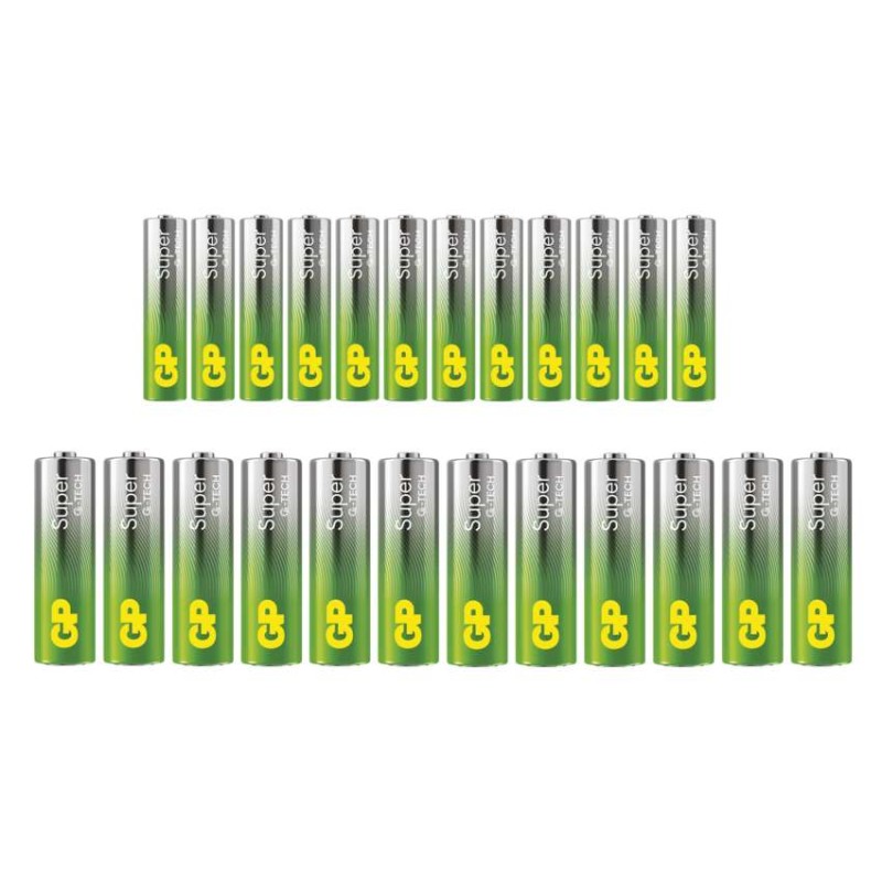 GP alkalna baterija SUPER AA 12 + AAA 12 + LED veriga BL - slika 2