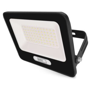 LED reflektor GLARO 50W, črni, IP65, 5000 lm, nevtralna bela