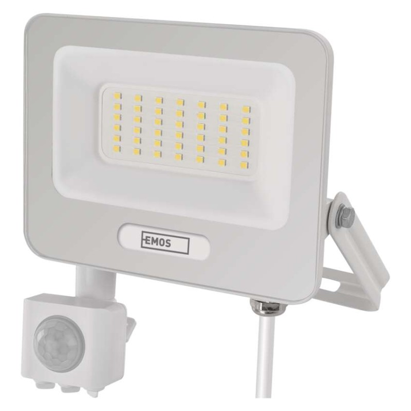 LED reflektor GLARO PIR 30 W, bel, IP54, 3000 lm, nevtralna bela - slika 3