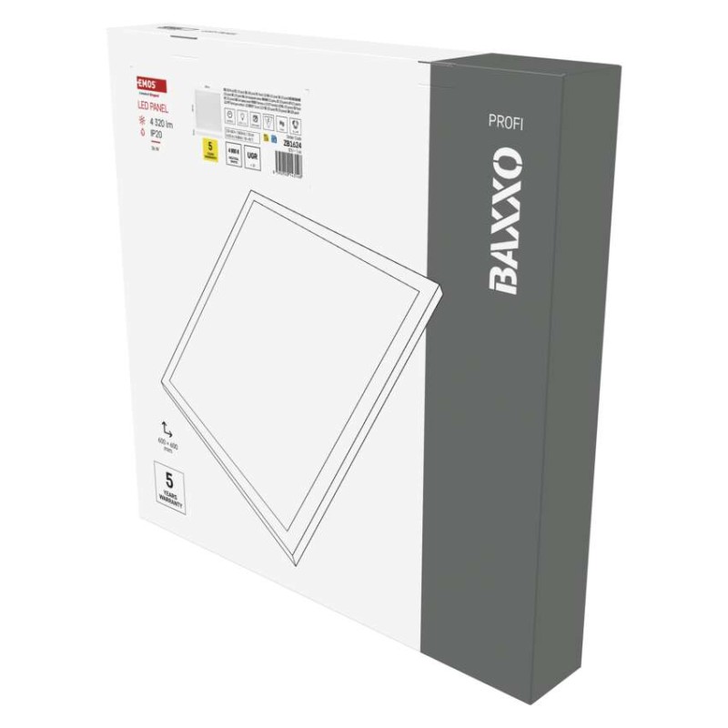 LED panel BAXXO 60x60 36 W IP20 NW UGR - slika 2