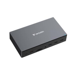 32172 VERBATIM USB-C Pro Priklopna postajA 17-in-1 (CDS-17), 3x HDMI, 2x DP, 100W PD, RJ45