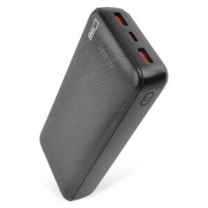 EMOS AlphaQ3 powerbank, 20 000 mAh, 22,5 W, črni
