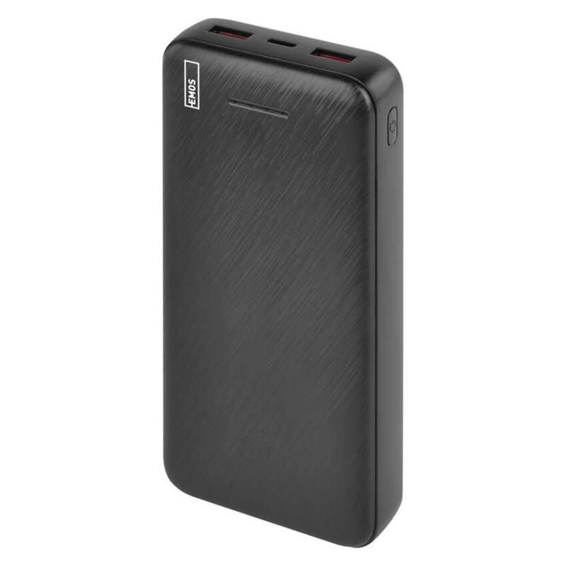 EMOS AlphaQ3 powerbank, 20 000 mAh, 22,5 W, črni - slika 2