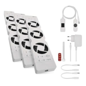 Ventilator za radiator TRIO , bele barve