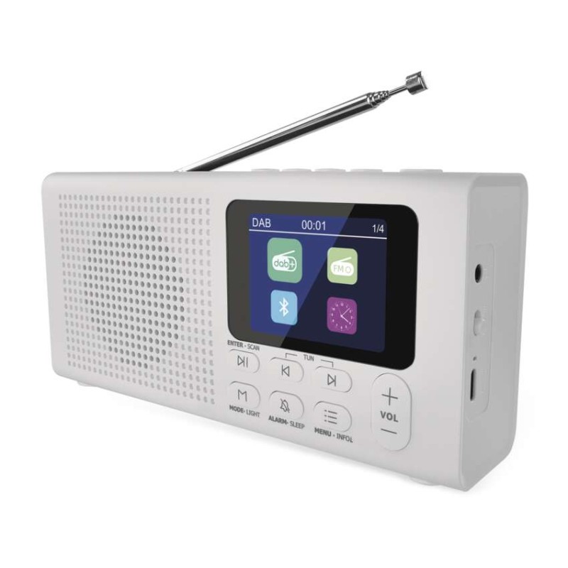 Prenosni radio z Bluetooth, DAB / DAB+ / FM, bel