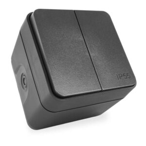 EMOS Cyklone izmenično stikalo-dvojno, IP55