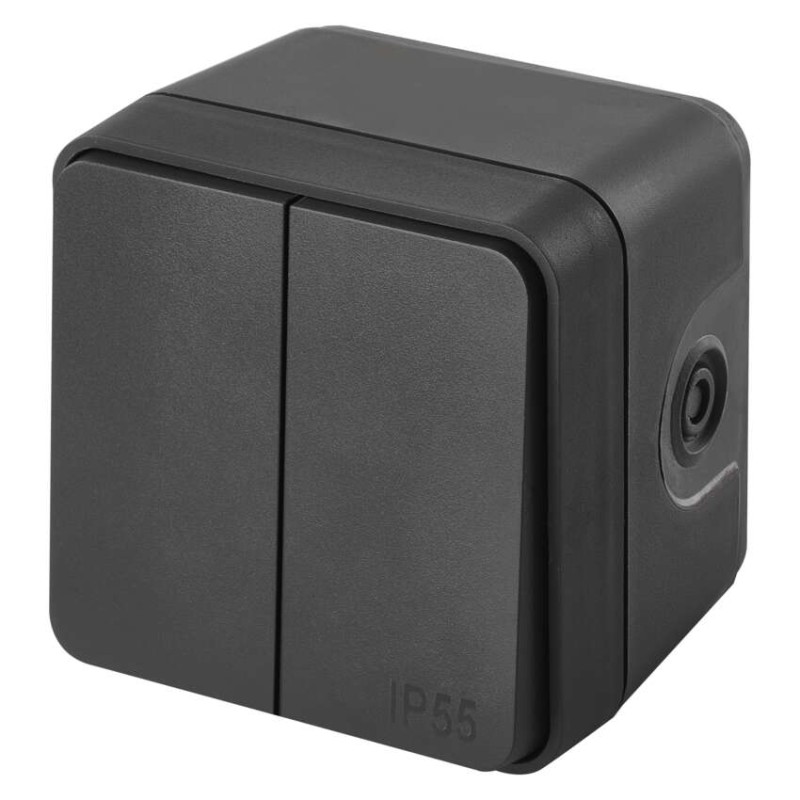 EMOS Cyklone izmenično stikalo-dvojno, IP55 - slika 2