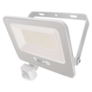 LED reflektor GLARO PIR 50 W, bel, IP54, 5000 lm, nevtralna bela