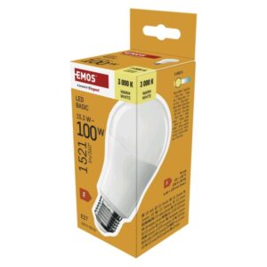LED žarnica Basic A60 / E27 / 15,3 W (100 W) / 1521 lm / Toplo bel