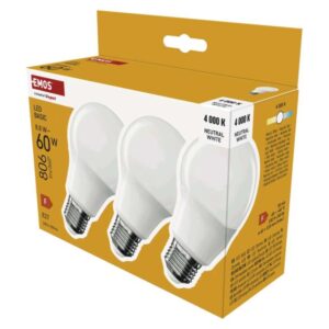 LED žarnica Basic A60 / E27 / 8,8 W (60 W) / 806 lm / Neutralno bela