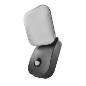 Vrtna LED stenska svetilka NIKA s PIR senzorjem, 12 x 12 x 20 cm, 12,8 W, toplo bela