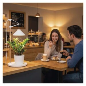 LED svetilka za rastline, polnega spektra, 21 LED diod, notranja, časovnik