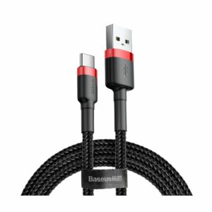 Baseus kabel USB A-C 0,5m 3A Cafule rdeč/črn