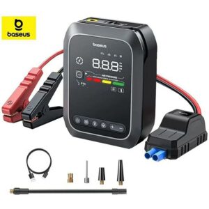 BASEUS prenosni avtomobilski zaganjalnik/booster in kompresor 1200A