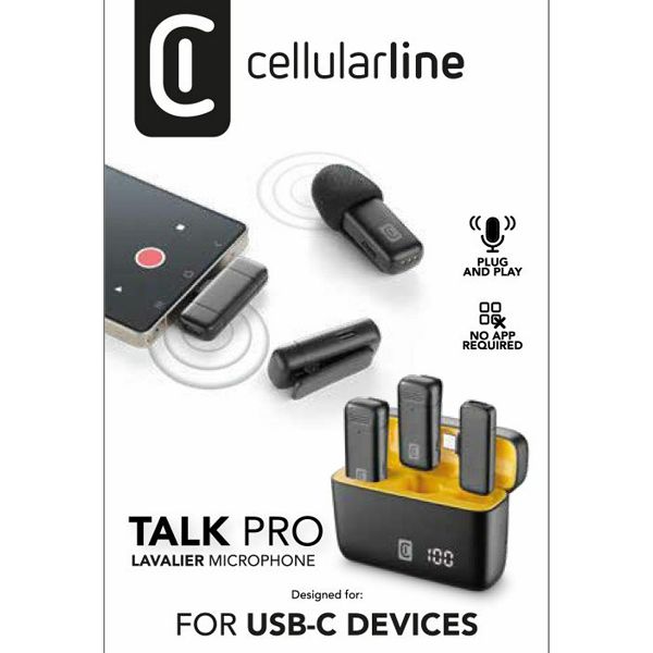 Brezžični mikrofon Cellularline TALK PRO - Set - slika 5