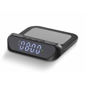 Brezžični polnilec Cellularline Smart Clock 15W z integrirano uro