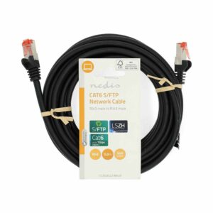 NEDIS MREŽNI KABEL CAT6 5M ČRN