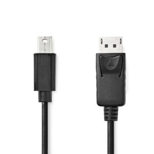 Nedis Mini DisplayPort na DisplayPort kabel 2 m – 4K UHD