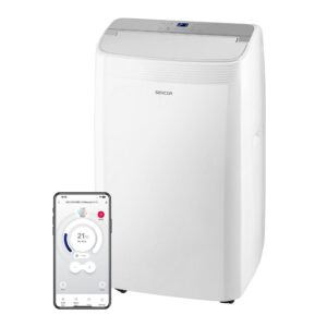Sencor SACMT9078CH WIFI WIFI prenosna klimatska naprava z ogrevanjem, bela
