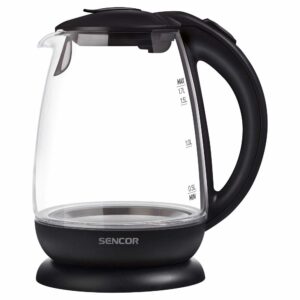 Sencor SWK1785BK stekleni grelnik vode z LED osvetlitvijo 1,7 l, črn