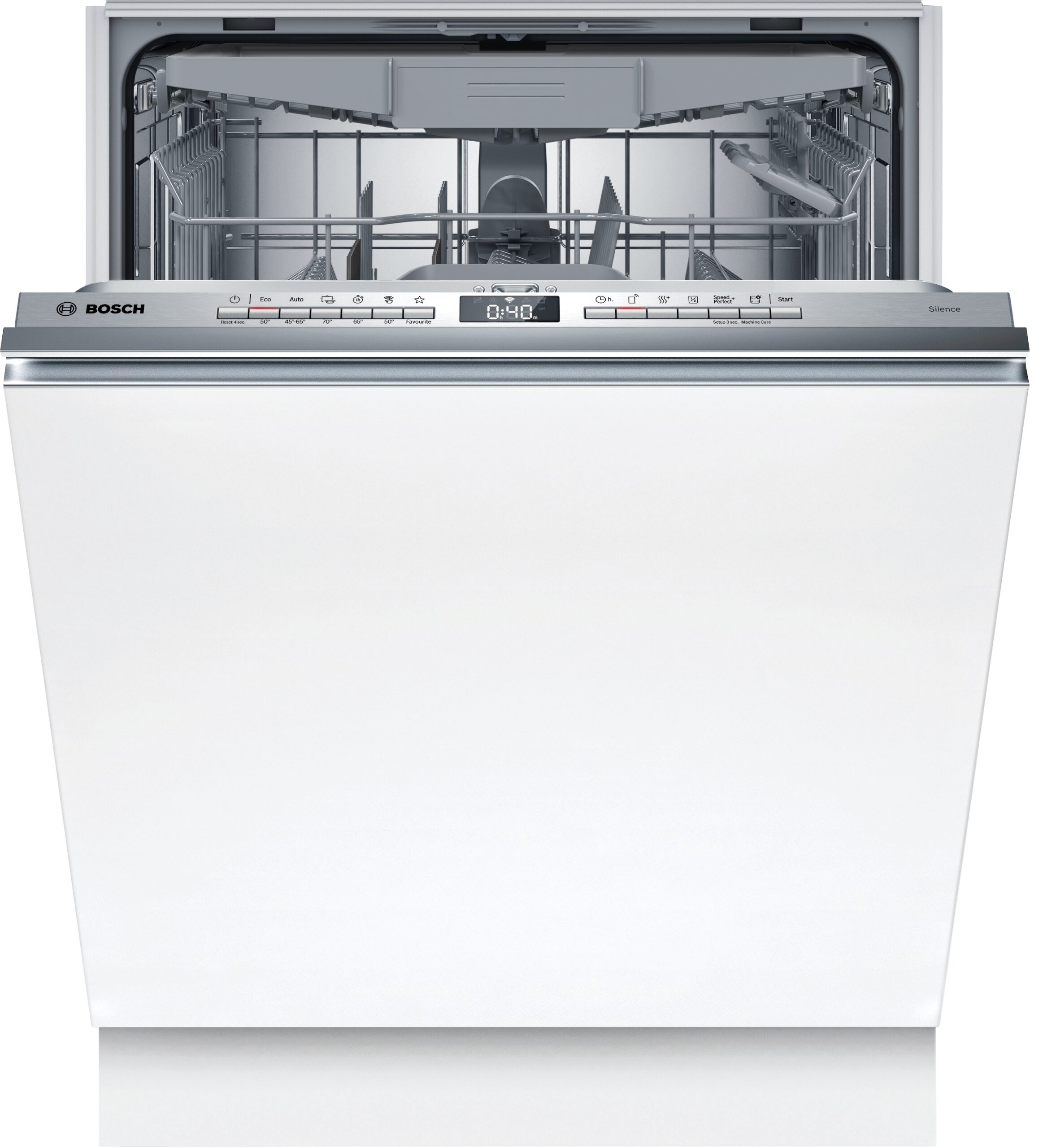 Serie 4, Popolnoma vgradni pomivalni stroj, 60 cm, Vario hinge drsni tečaj, SMH4HVX14E