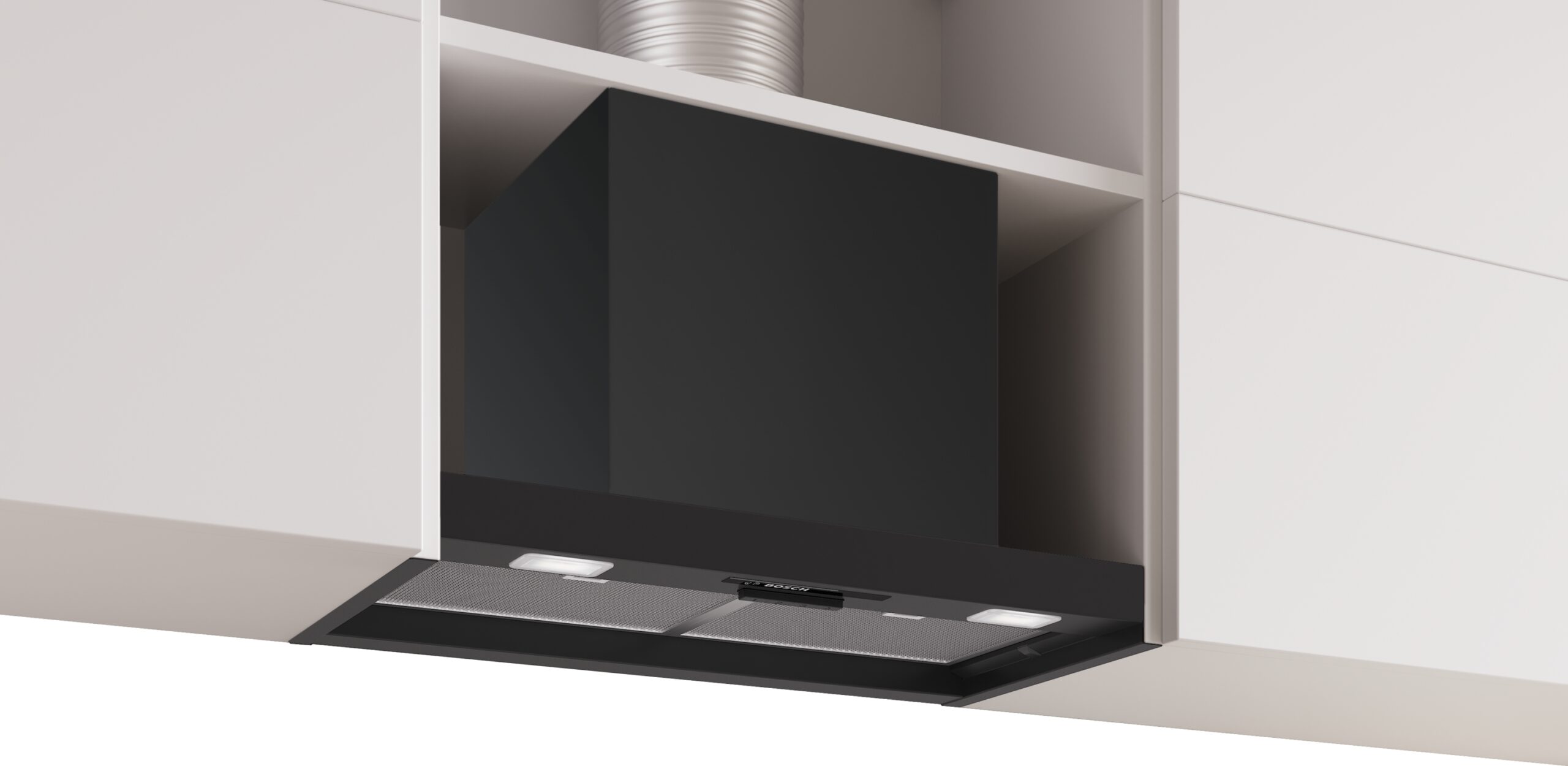 Serie 2, Vgradna napa, 60 cm, Matirana črna, DBB63BC60