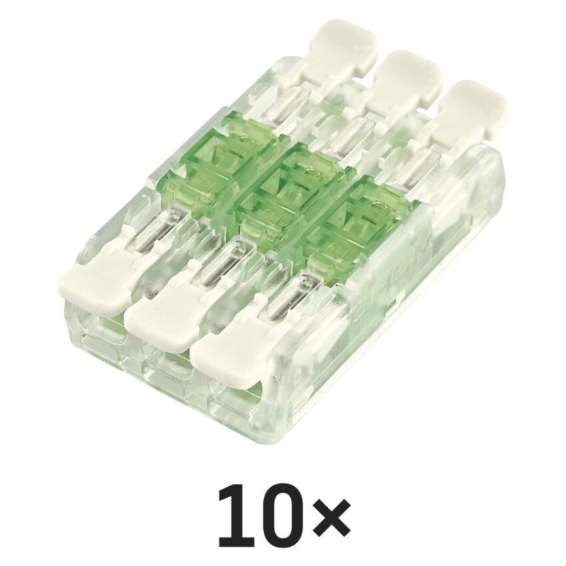 Linijska spojna klema z ročicami 6× 0,2–4 mm2, 10 kos - slika 2