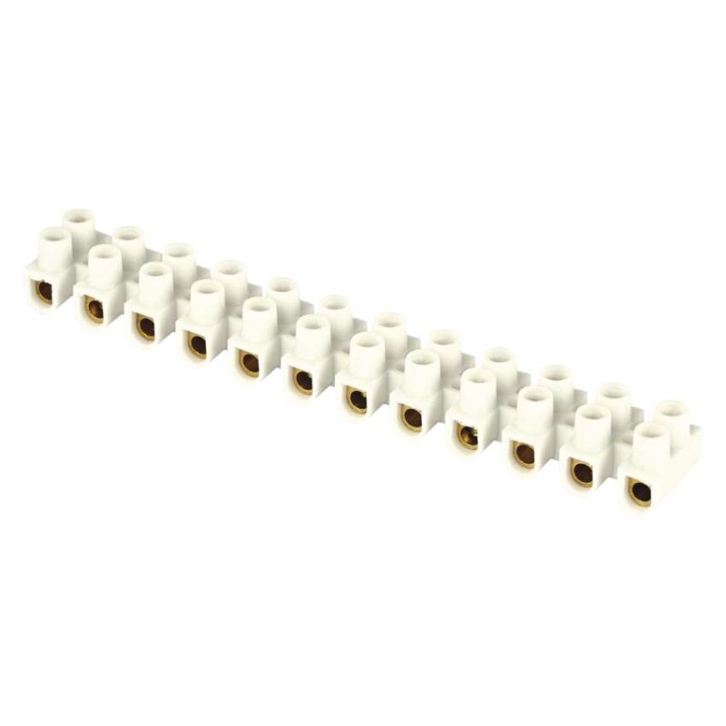 Priključna letvica 4–6mm2, bela - slika 2