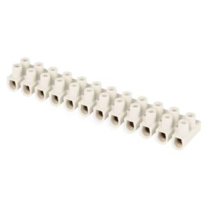 Priključna letvica 6–10 mm2, bela