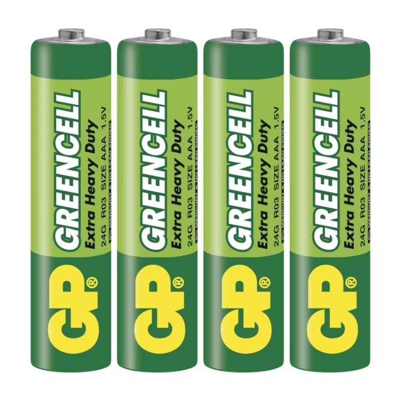 Baterija GP GREENCELL cink-kloridna R03 AAA 4 blister - slika 2