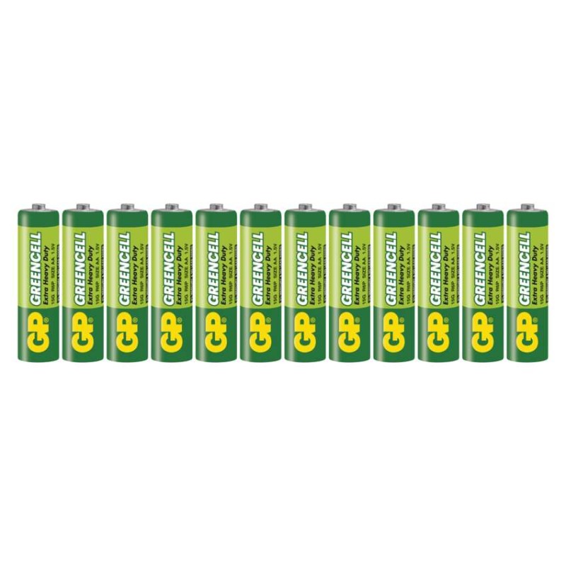 Baterija GP GREENCELL cink-kloridna R6 AA 12 folija - slika 2
