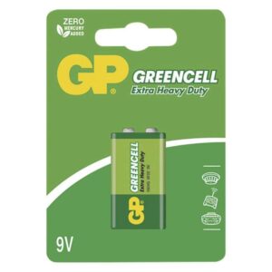 Baterija GP GREENCELL cink-kloridna 9V 1 blister