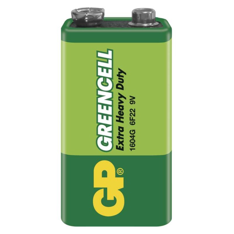 Baterija GP GREENCELL cink-kloridna 9V 1 blister - slika 2