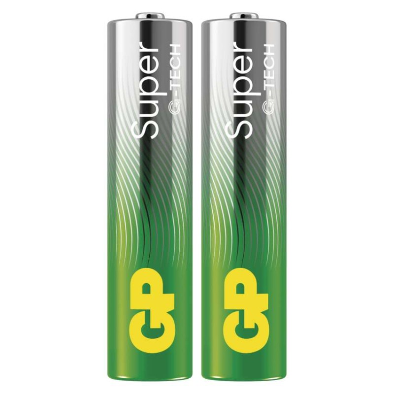 Baterija GP SUPER alkalna LR03 AAA 2 folija