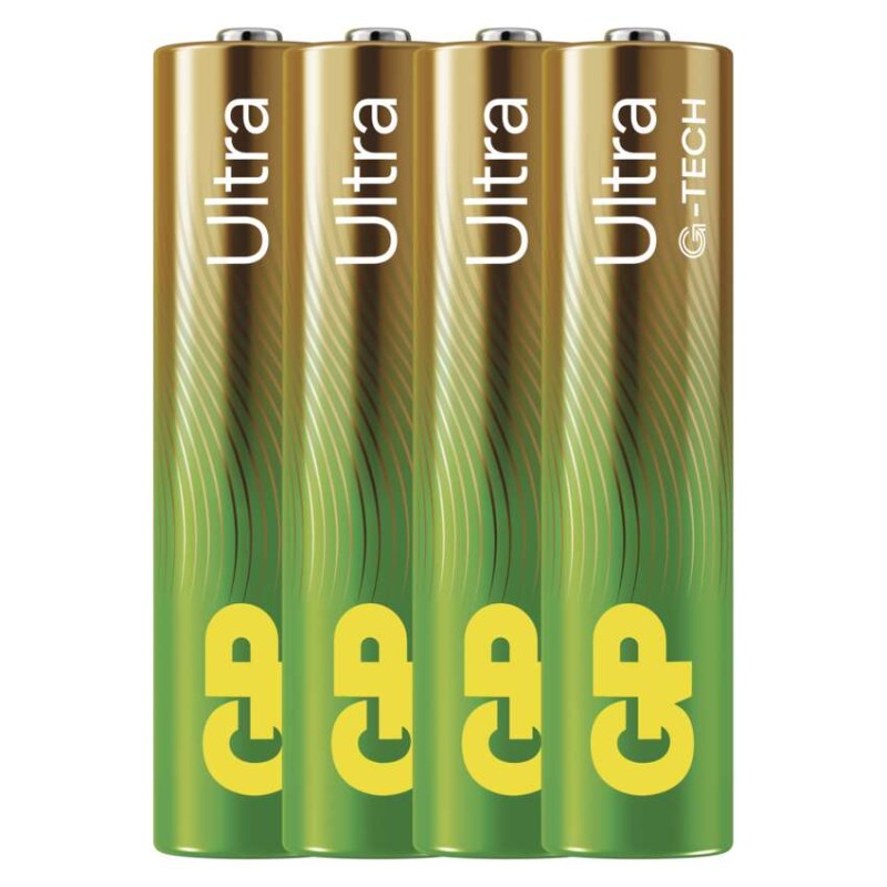 Baterija GP ULTRA alkalna LR03 AAA 4 kos - slika 2