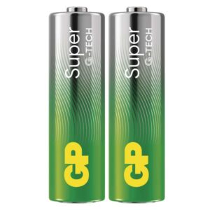 Baterija GP SUPER alkalna LR6 AA 2 ks folija