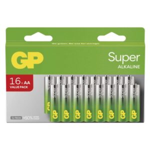 Baterija GP SUPER alkalna LR6 AA 16 kos