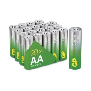 Baterija GP SUPER alkalna LR6 AA 20 folija
